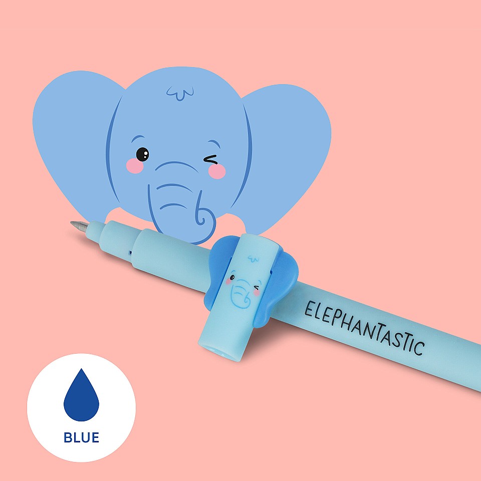 Gelpenna med utsuddbart bläck Elefant