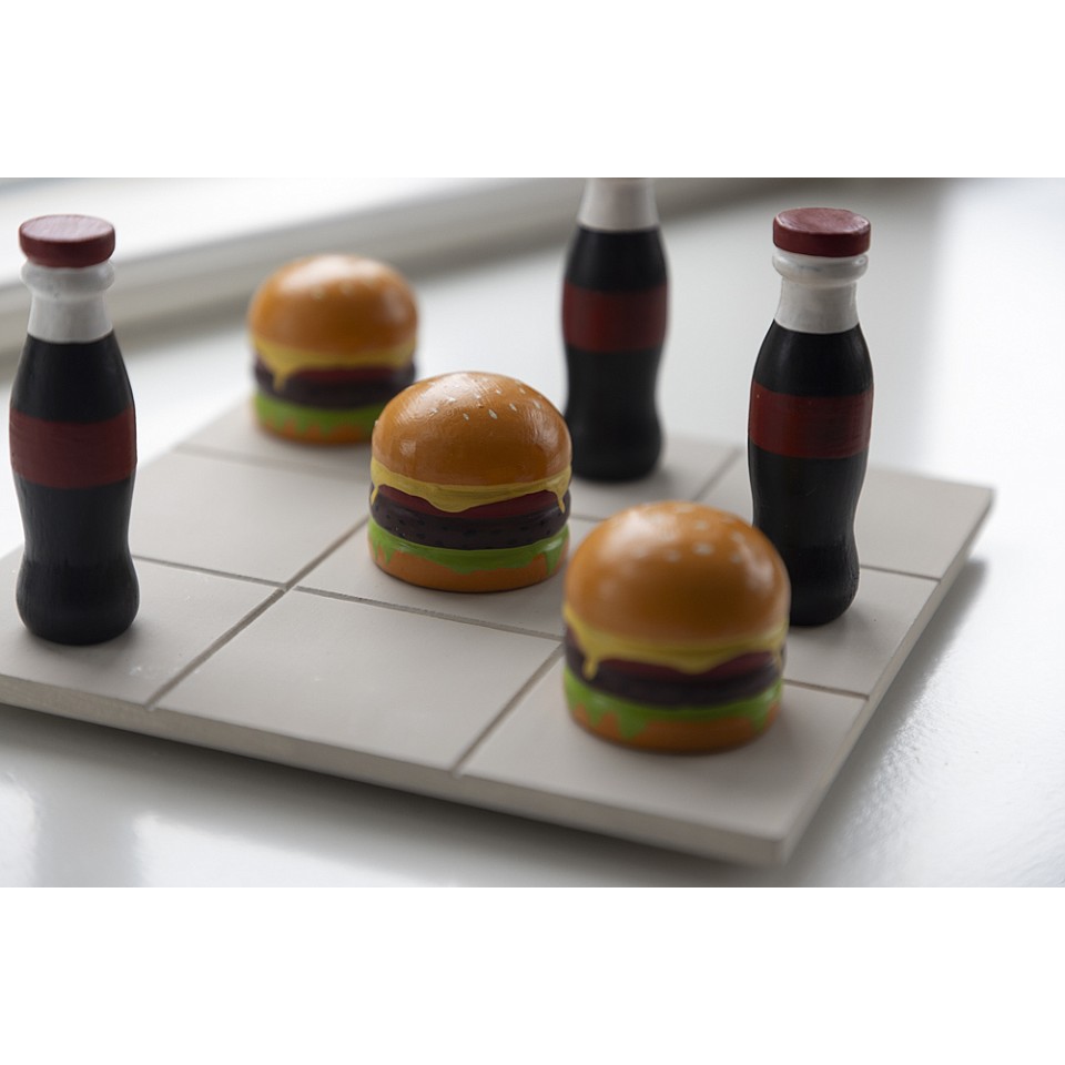Three in a row Burgers / Soda Bottles