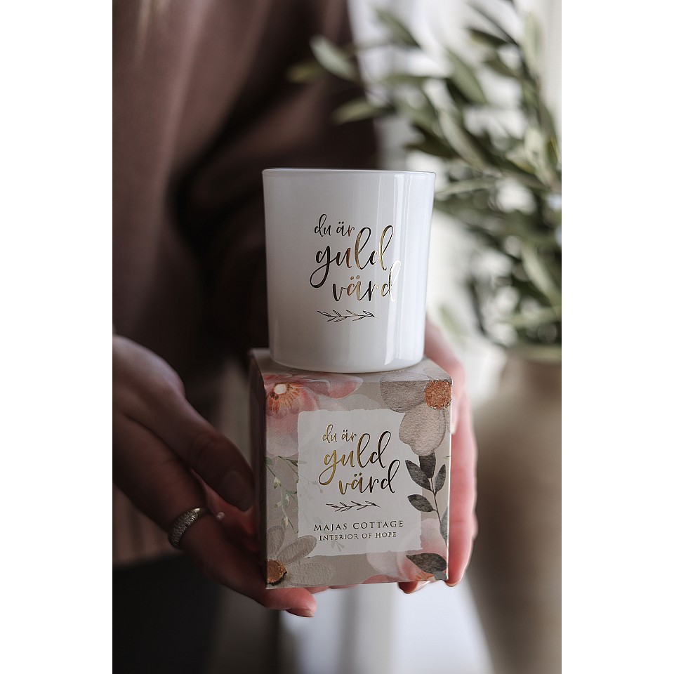 Majas Kerzenhalter Du är guld värd