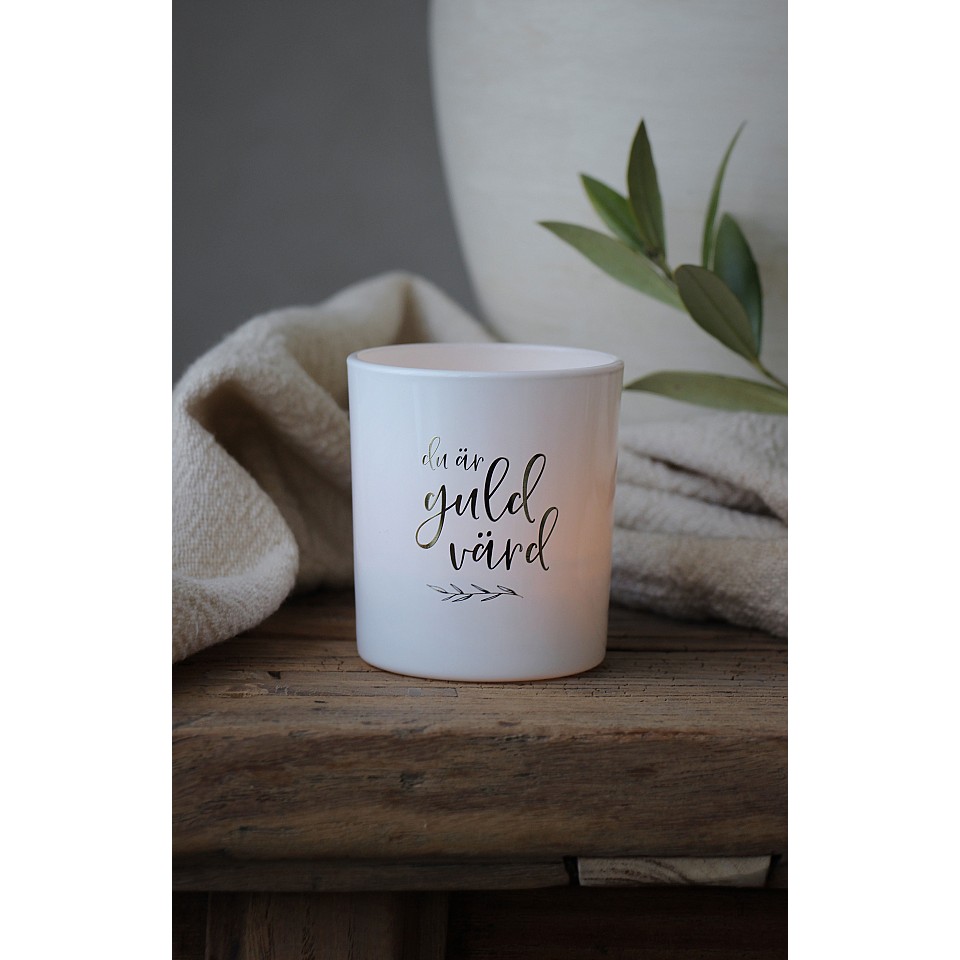 Majas Kerzenhalter Du är guld värd