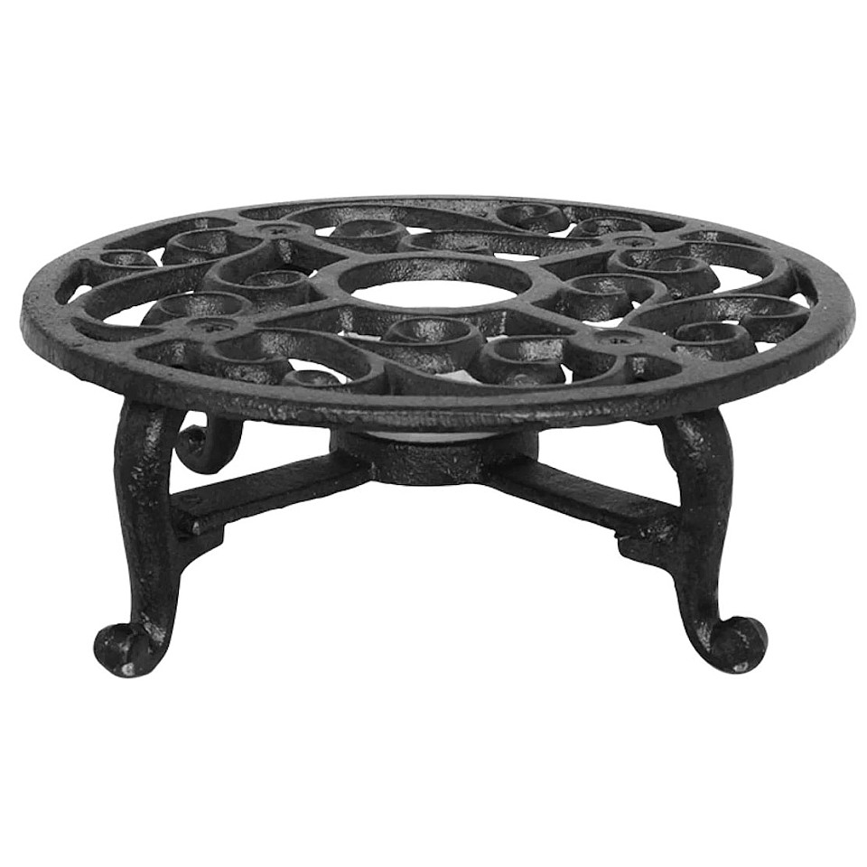 Grytunderlägg på fot Gjutjärn