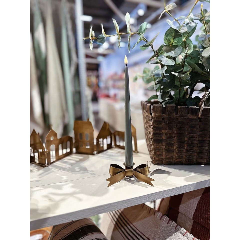 Ljusstake Tove Rosett - Antik Mässing