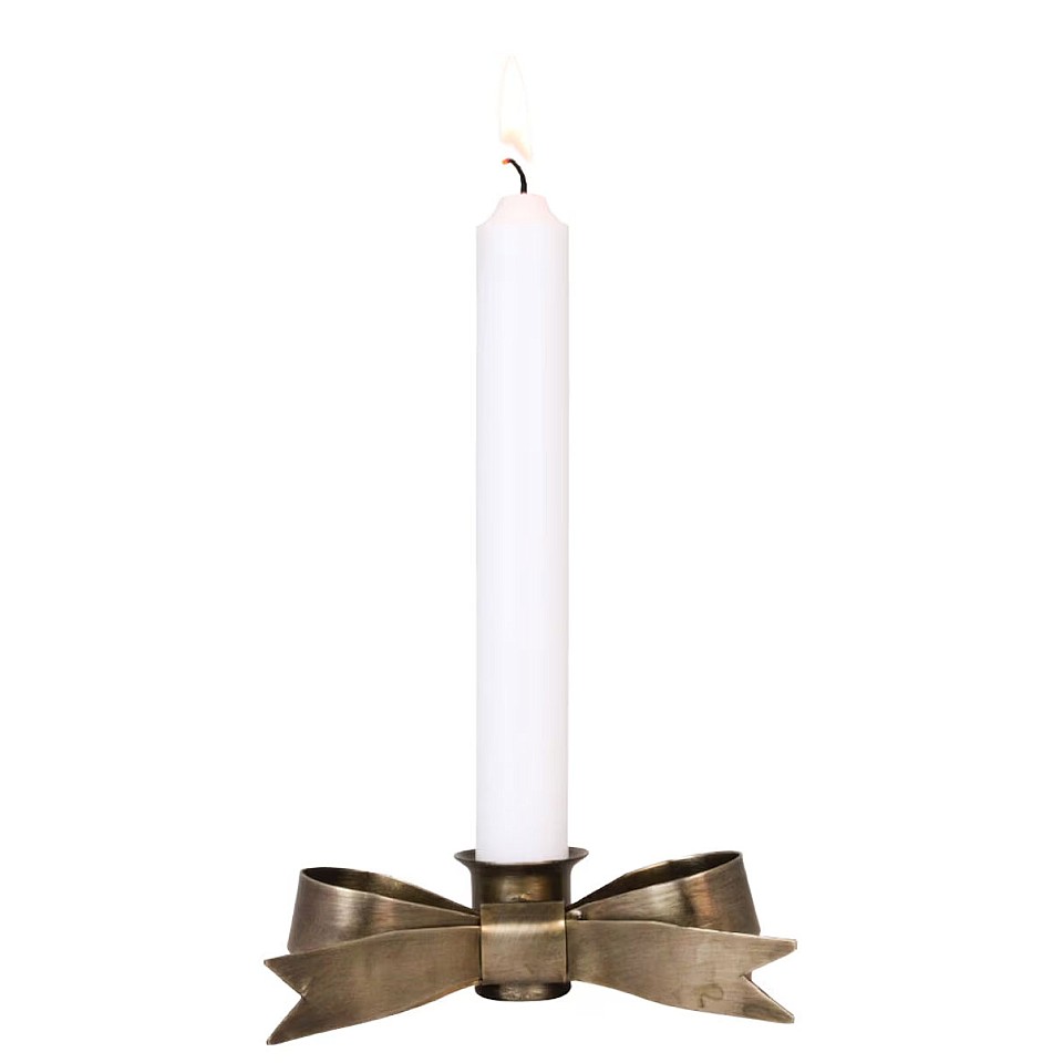 Ljusstake Tove Rosett - Antik Mässing