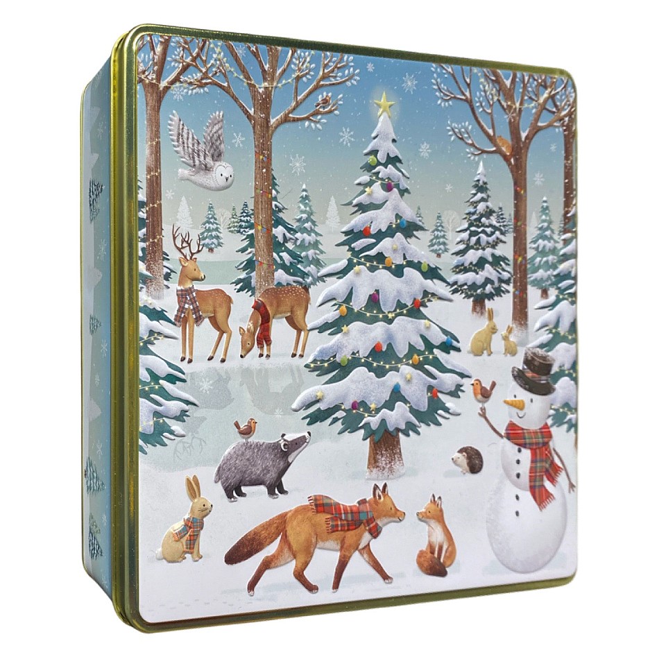 Tin Jar Winter Animals 4-edge