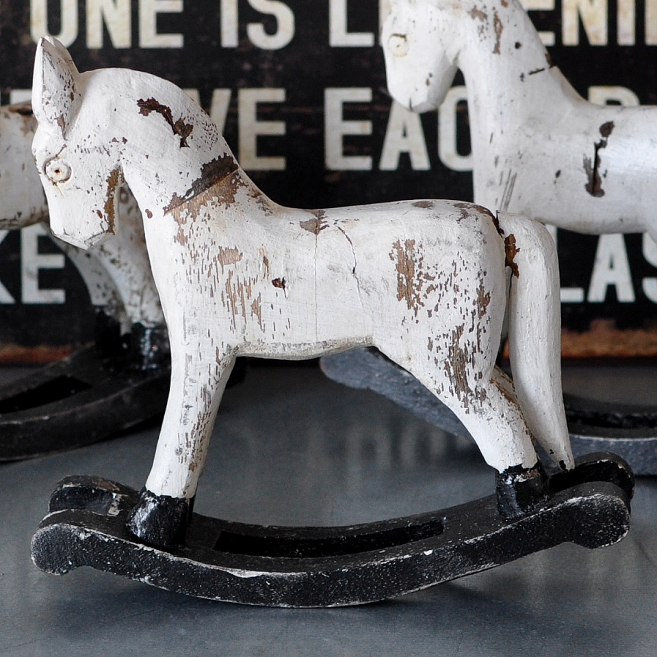 Rocking Horse TROJA XS - White