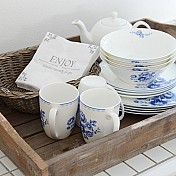 Blue Rose Dinnerware